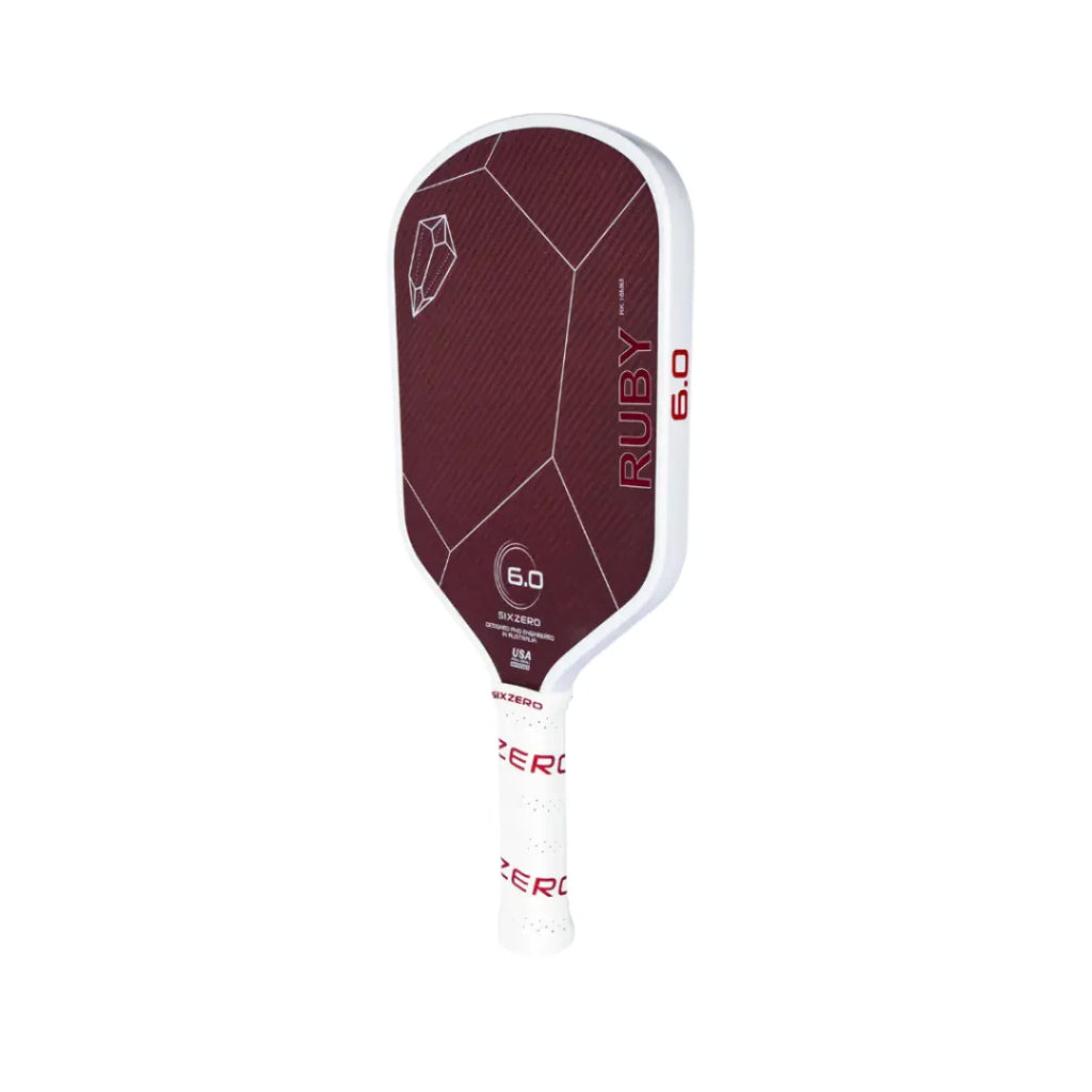 Six Zero Ruby Pickleball Paddle-The Racquet Shop-Shop Online in UAE, Saudi Arabia, Kuwait, Oman, Bahrain and Qatar