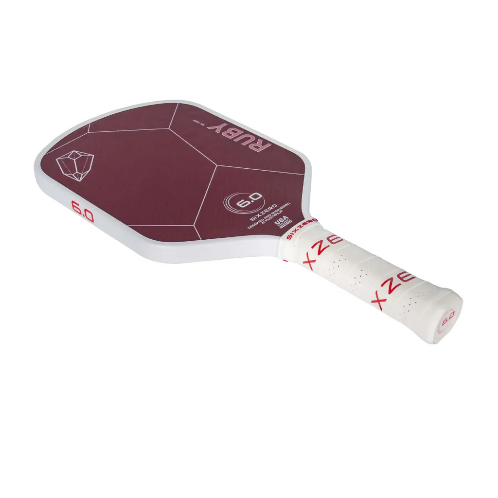 Six Zero Ruby Pickleball Paddle-The Racquet Shop-Shop Online in UAE, Saudi Arabia, Kuwait, Oman, Bahrain and Qatar