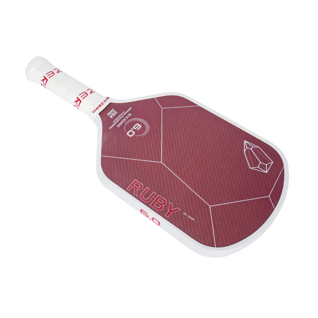 Six Zero Ruby Pickleball Paddle-The Racquet Shop-Shop Online in UAE, Saudi Arabia, Kuwait, Oman, Bahrain and Qatar