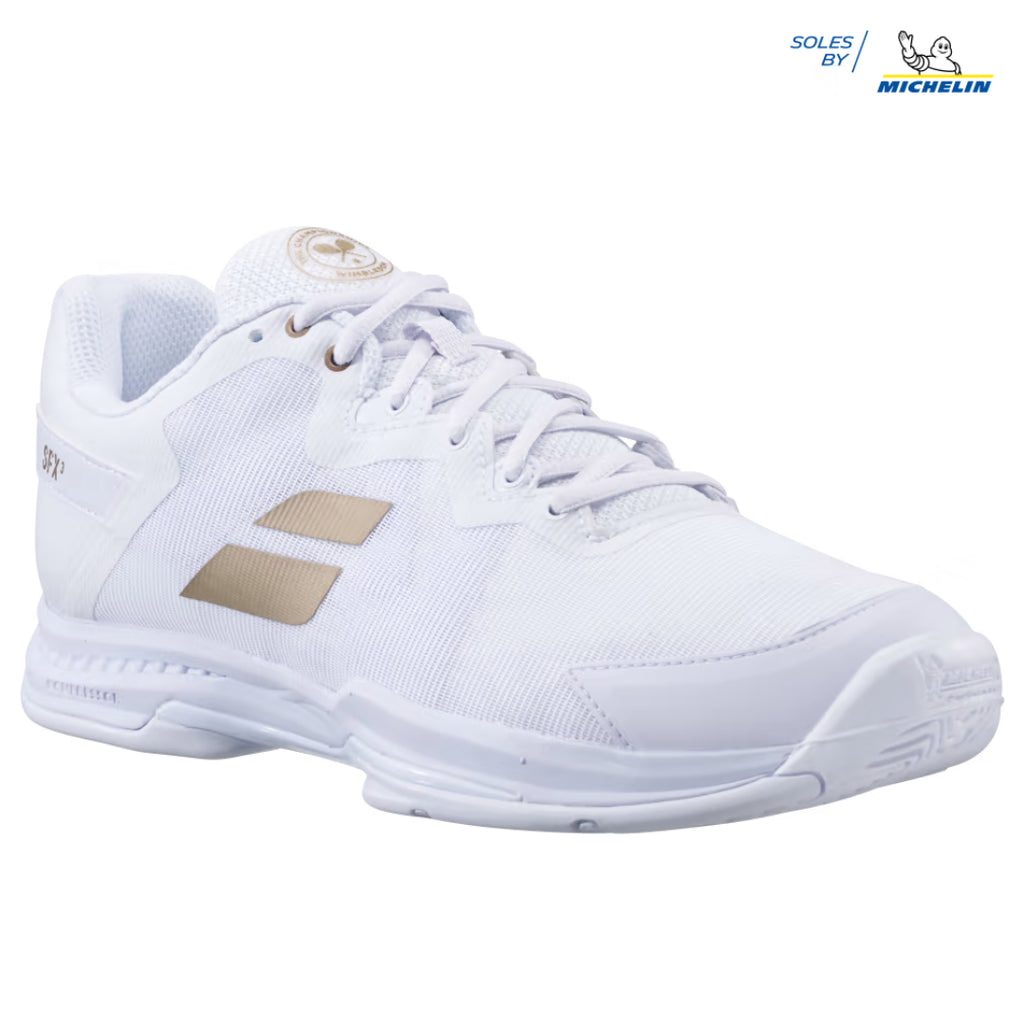 Babolat SFX3 Wimbledon All Court Women Tennis Shoes-The Racquet Shop-Shop Online in UAE, Saudi Arabia, Kuwait, Oman, Bahrain and Qatar