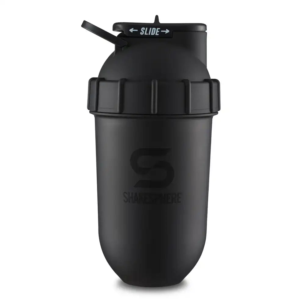 ShakeSphere Tumbler Original 700 ml - Matte Black / Black Logo-The Racquet Shop-Shop Online in UAE, Saudi Arabia, Kuwait, Oman, Bahrain and Qatar