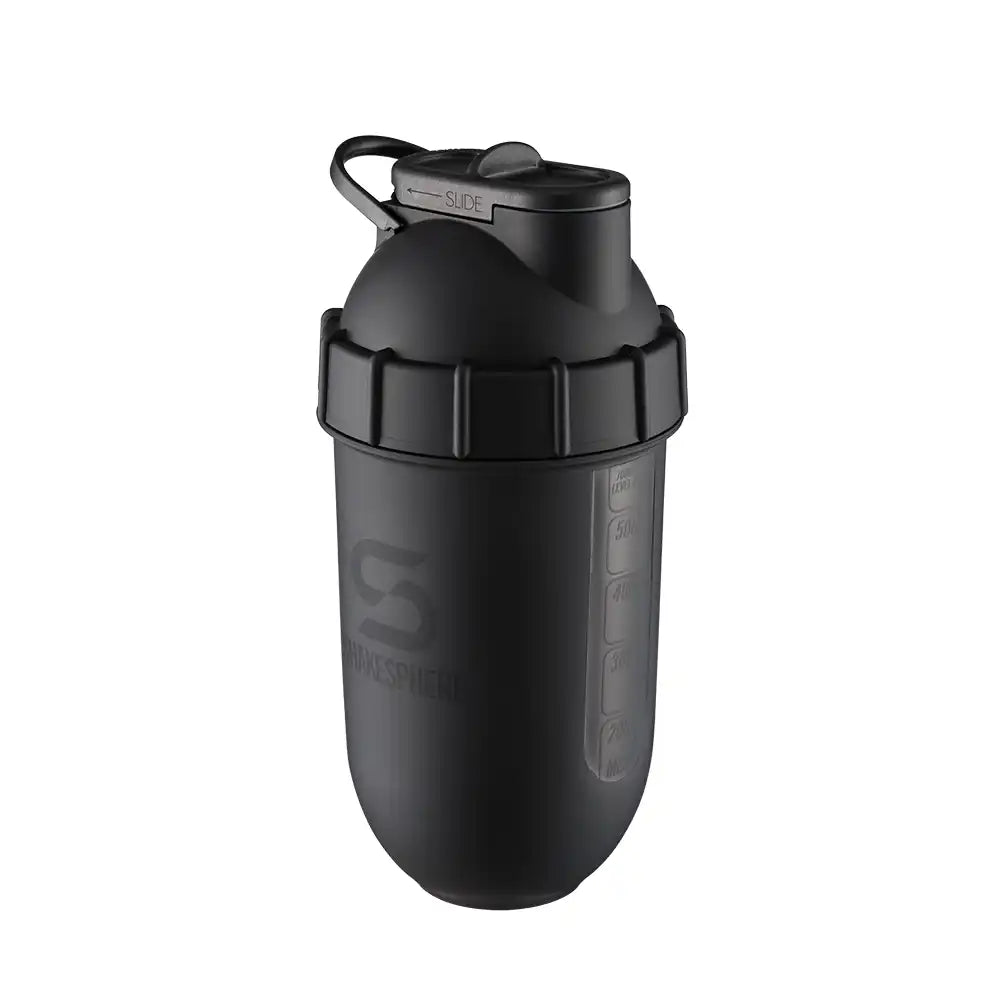 ShakeSphere Tumbler View 700 ml - Matte Black-The Racquet Shop-Shop Online in UAE, Saudi Arabia, Kuwait, Oman, Bahrain and Qatar