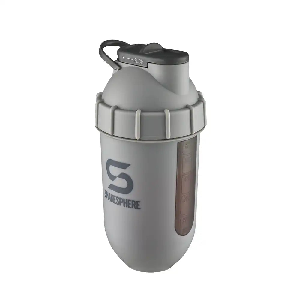 ShakeSphere Tumbler View 700 ml - Matte Grey-The Racquet Shop-Shop Online in UAE, Saudi Arabia, Kuwait, Oman, Bahrain and Qatar