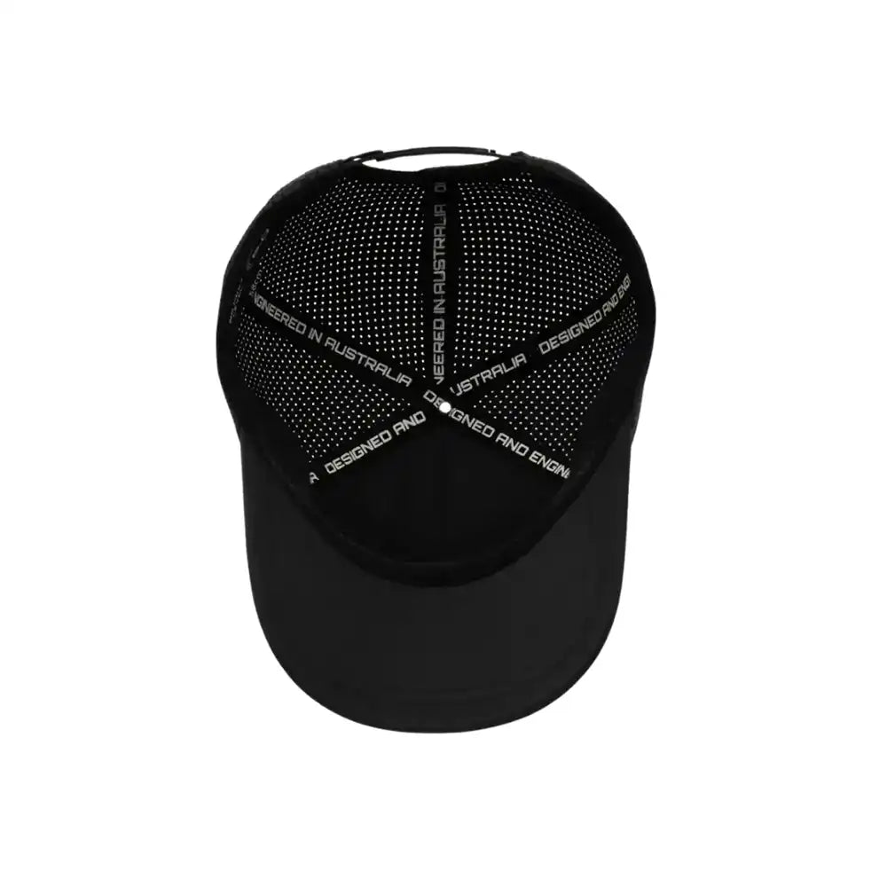 Six Zero Performance SnapBack Cap (S/M) - Black-The Racquet Shop-Shop Online in UAE, Saudi Arabia, Kuwait, Oman, Bahrain and Qatar