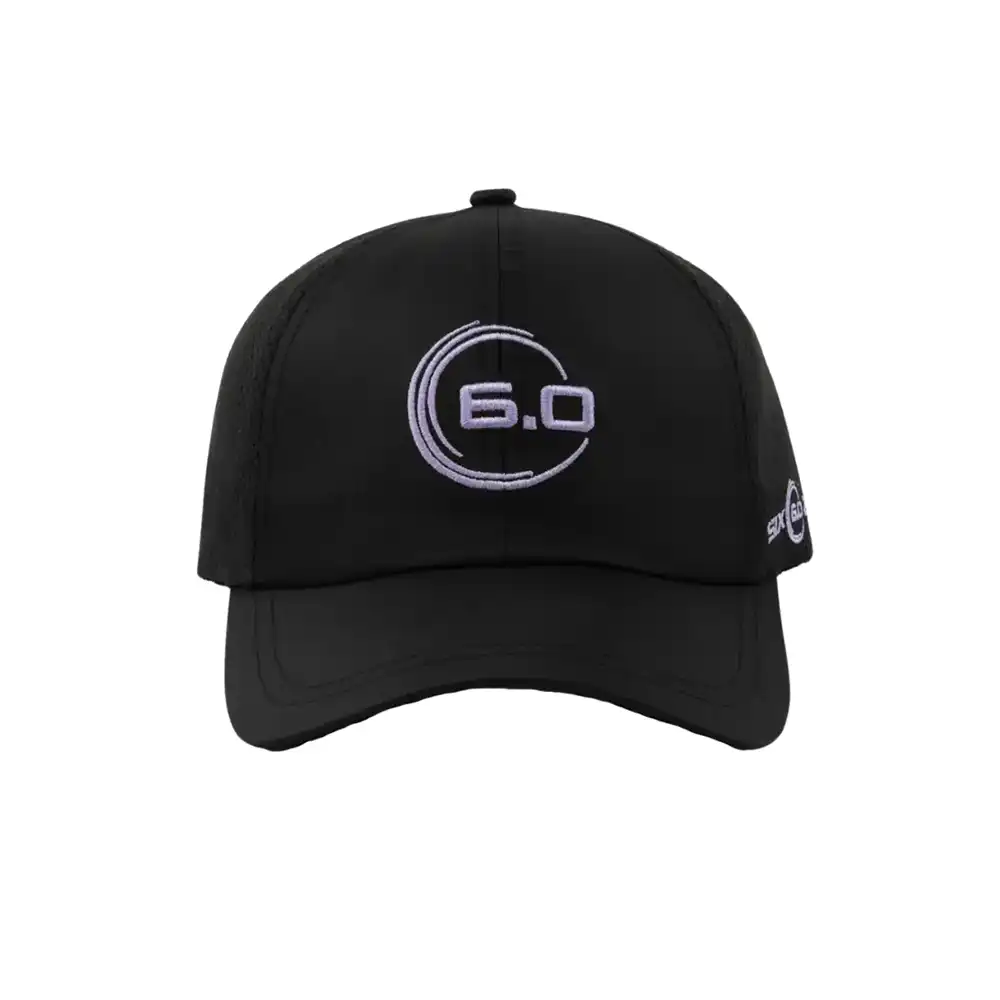 Six Zero Performance SnapBack Cap (S/M) - Black-The Racquet Shop-Shop Online in UAE, Saudi Arabia, Kuwait, Oman, Bahrain and Qatar