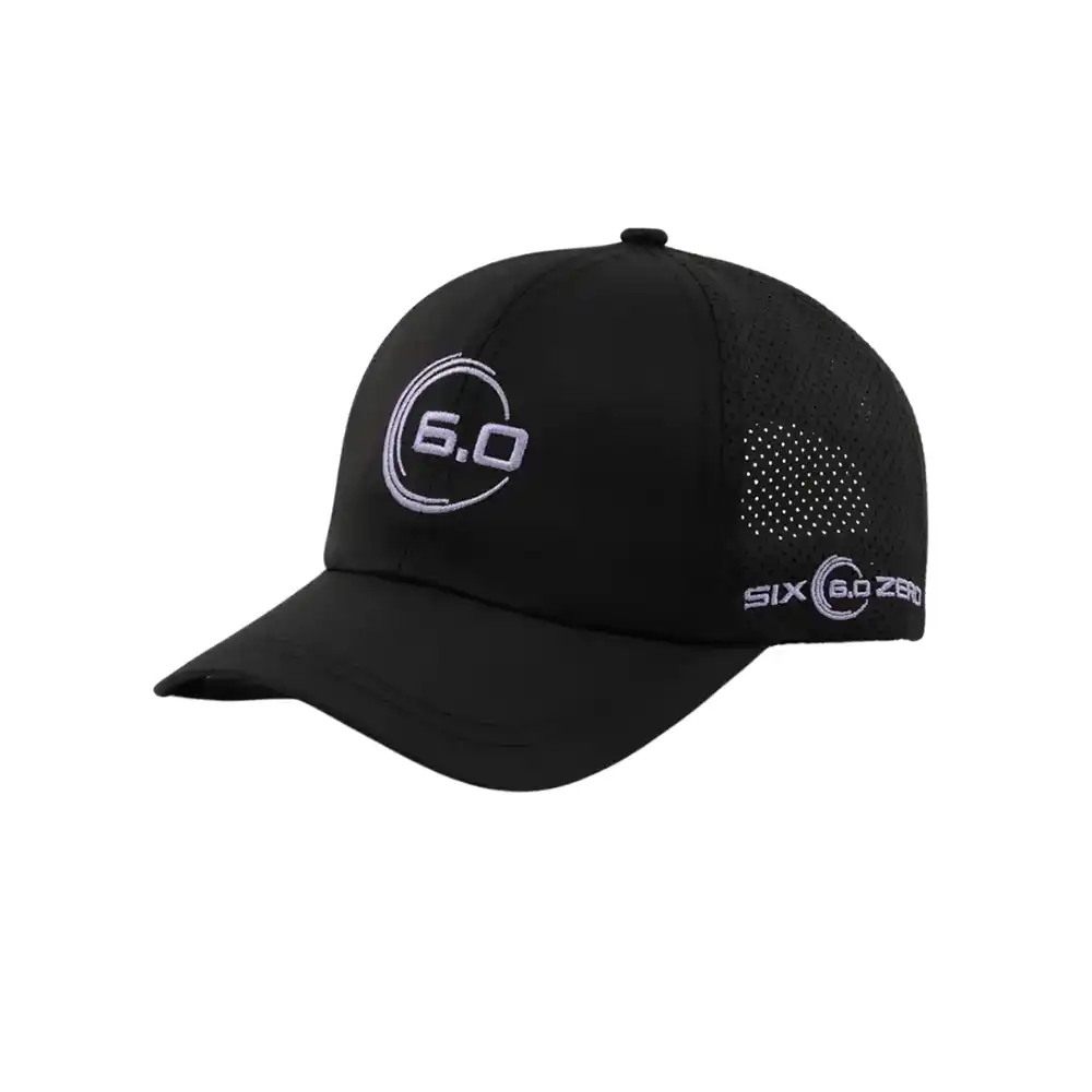 Six Zero Performance SnapBack Cap (S/M) - Black-The Racquet Shop-Shop Online in UAE, Saudi Arabia, Kuwait, Oman, Bahrain and Qatar