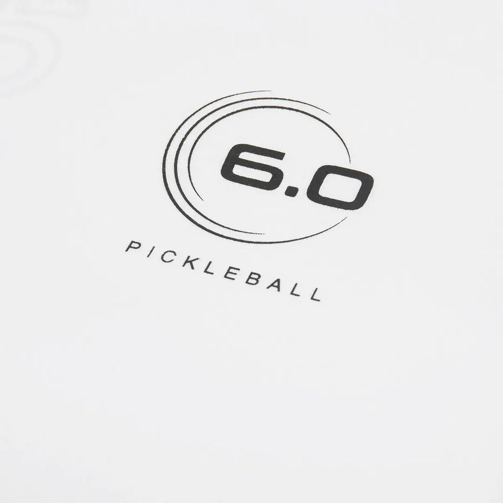 Six Zero GO NEXT LEVEL Pickleball Shirt 6.0 - White-The Racquet Shop-Shop Online in UAE, Saudi Arabia, Kuwait, Oman, Bahrain and Qatar