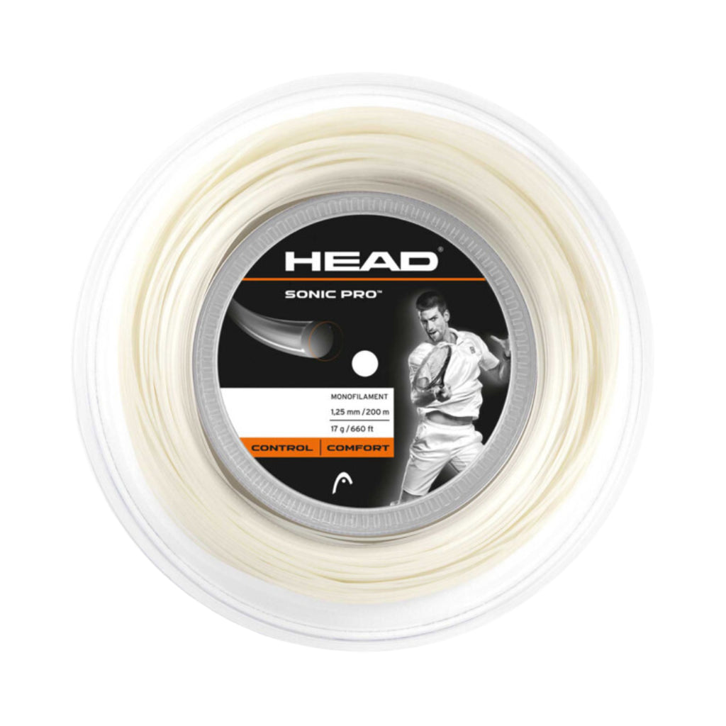 Head Sonic Pro ™ 200m Reel Tennis String-The Racquet Shop-Shop Online in UAE, Saudi Arabia, Kuwait, Oman, Bahrain and Qatar