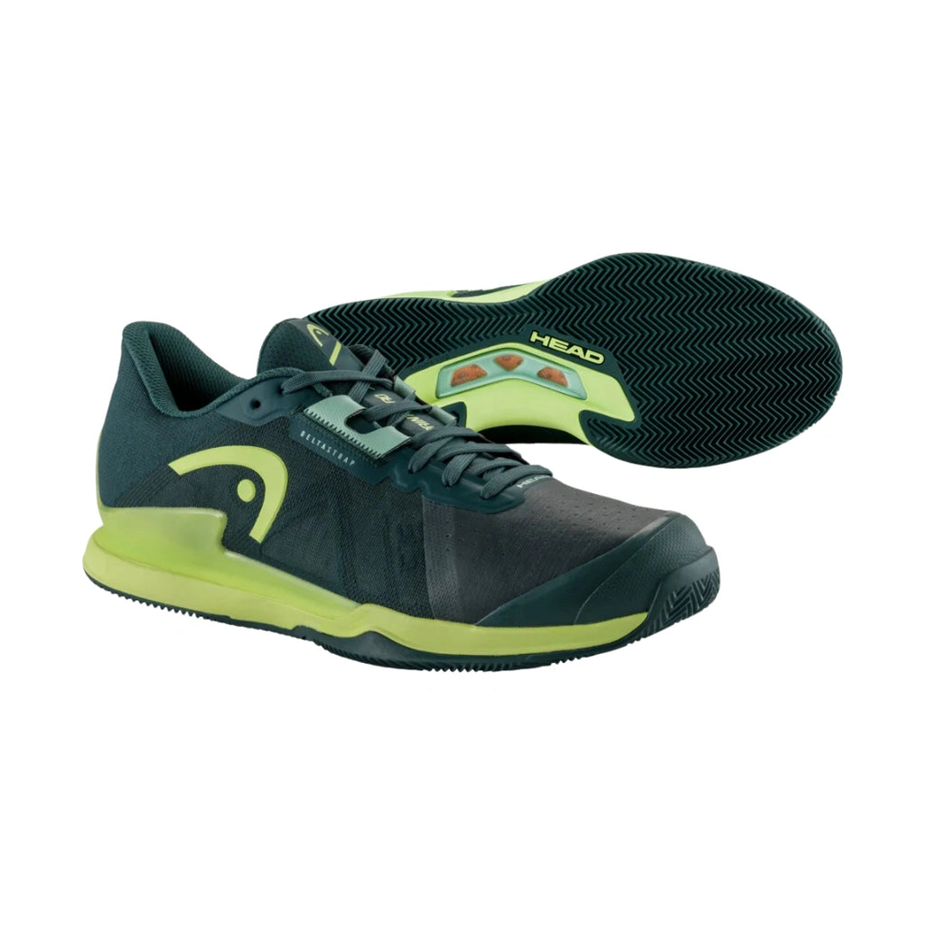 Head Sprint Pro 3.5 Mens Padel Shoes - Forest Green/Light Green-The Racquet Shop-Shop Online in UAE, Saudi Arabia, Kuwait, Oman, Bahrain and Qatar