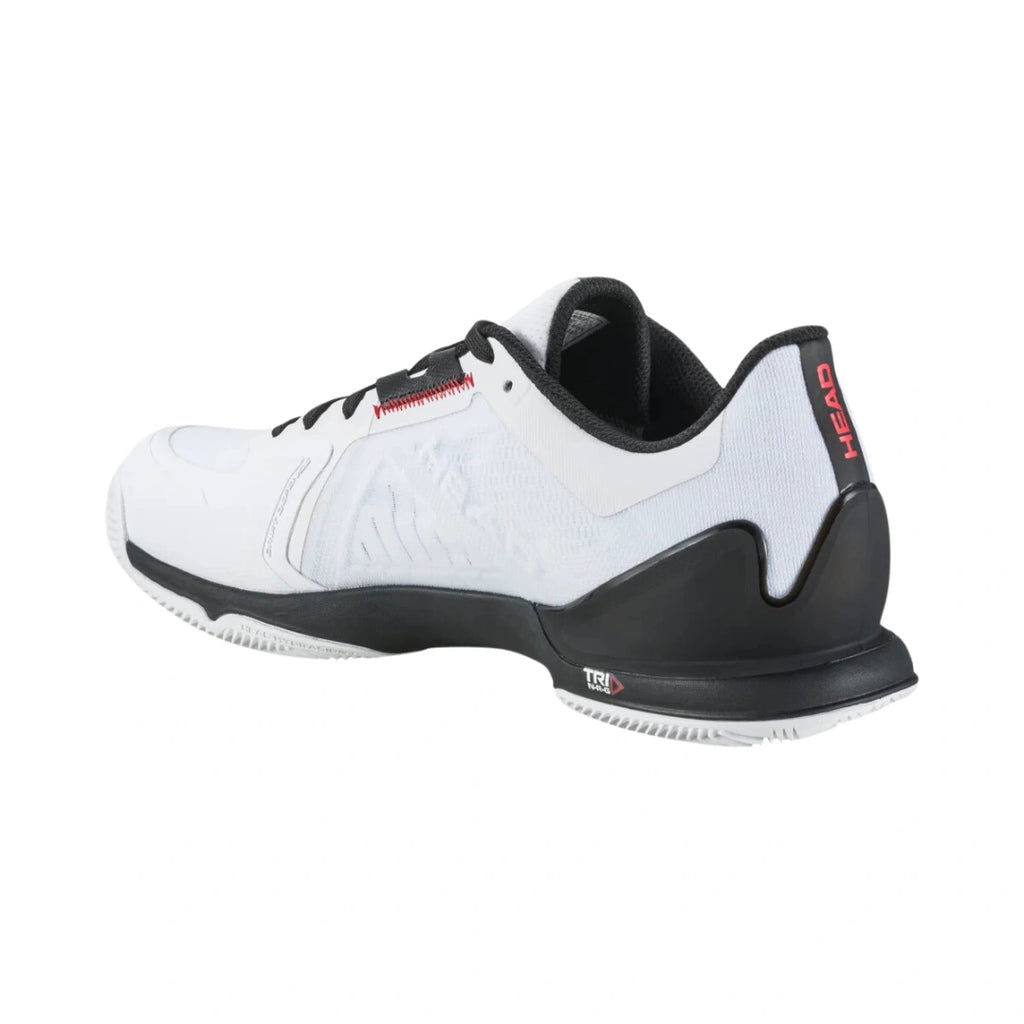 Head Sprint Pro 3.5 Mens Padel Shoes - White/Black-The Racquet Shop-Shop Online in UAE, Saudi Arabia, Kuwait, Oman, Bahrain and Qatar