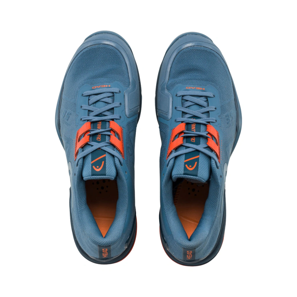 Head Sprint Pro 3.5 Mens Tennis Shoes - Blue Stone/Orange-The Racquet Shop-Shop Online in UAE, Saudi Arabia, Kuwait, Oman, Bahrain and Qatar