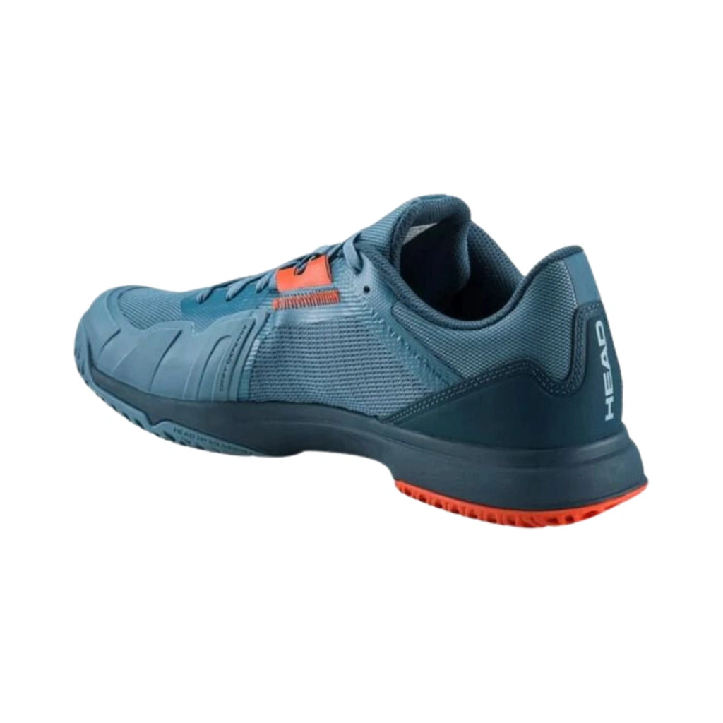 Head Sprint Team 3.5 Mens Tennis Shoes - Blue Stone/Orange-The Racquet Shop-Shop Online in UAE, Saudi Arabia, Kuwait, Oman, Bahrain and Qatar