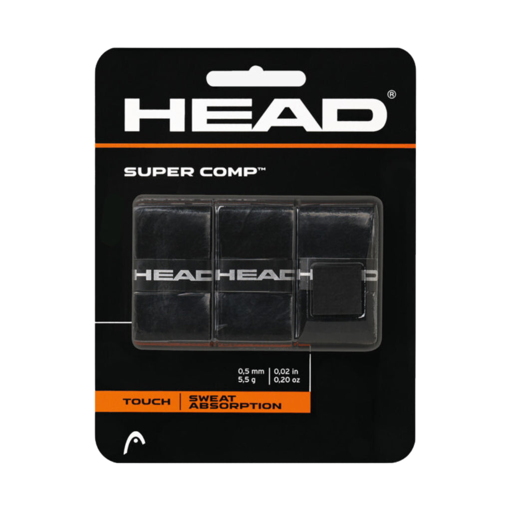 Head Supercomp™ Tennis Overgrip-The Racquet Shop-Shop Online in UAE, Saudi Arabia, Kuwait, Oman, Bahrain and Qatar