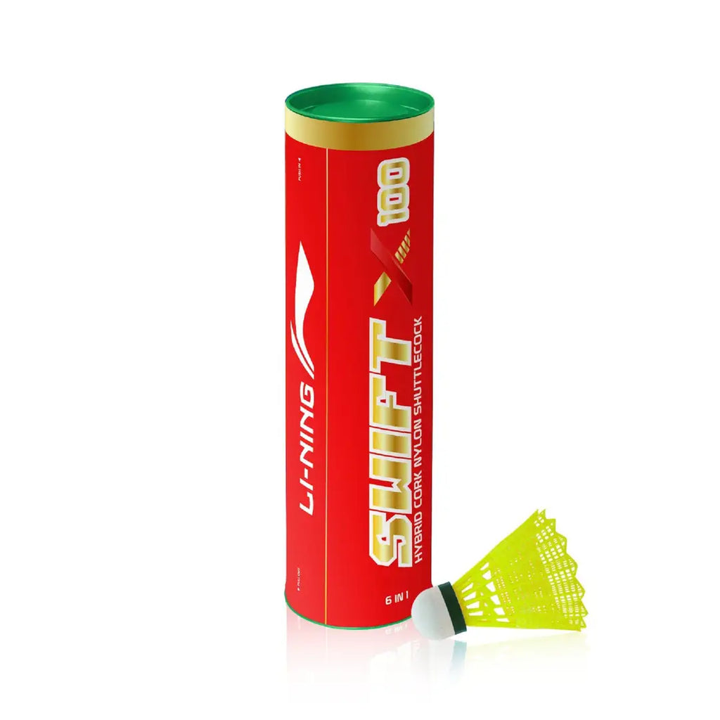 Li-Ning SwiftX 100 Nylon Badminton Shuttlecock-The Racquet Shop-Shop Online in UAE, Saudi Arabia, Kuwait, Oman, Bahrain and Qatar