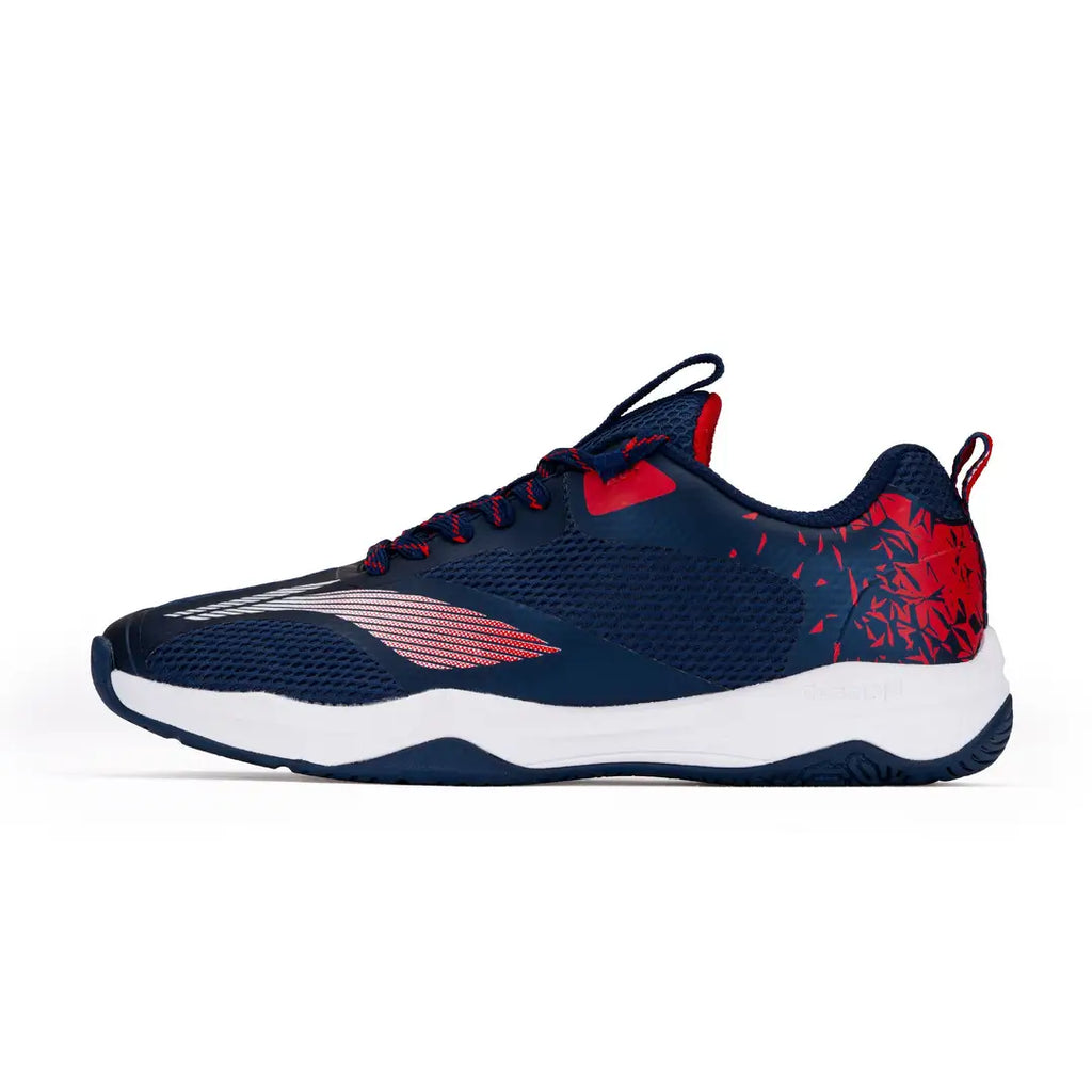 Li-Ning Hypersonic Badminton Shoes - Navy/Red-The Racquet Shop-Shop Online in UAE, Saudi Arabia, Kuwait, Oman, Bahrain and Qatar