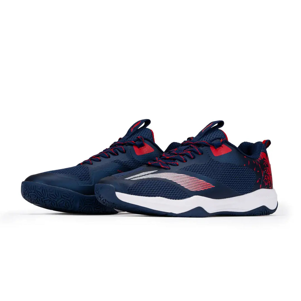 Li-Ning Hypersonic Badminton Shoes - Navy/Red-The Racquet Shop-Shop Online in UAE, Saudi Arabia, Kuwait, Oman, Bahrain and Qatar