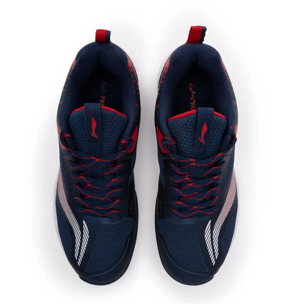 Li-Ning Hypersonic Badminton Shoes - Navy/Red-The Racquet Shop-Shop Online in UAE, Saudi Arabia, Kuwait, Oman, Bahrain and Qatar