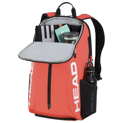 Head Tour Tennis Backpack 25L - Orange-The Racquet Shop-Shop Online in UAE, Saudi Arabia, Kuwait, Oman, Bahrain and Qatar