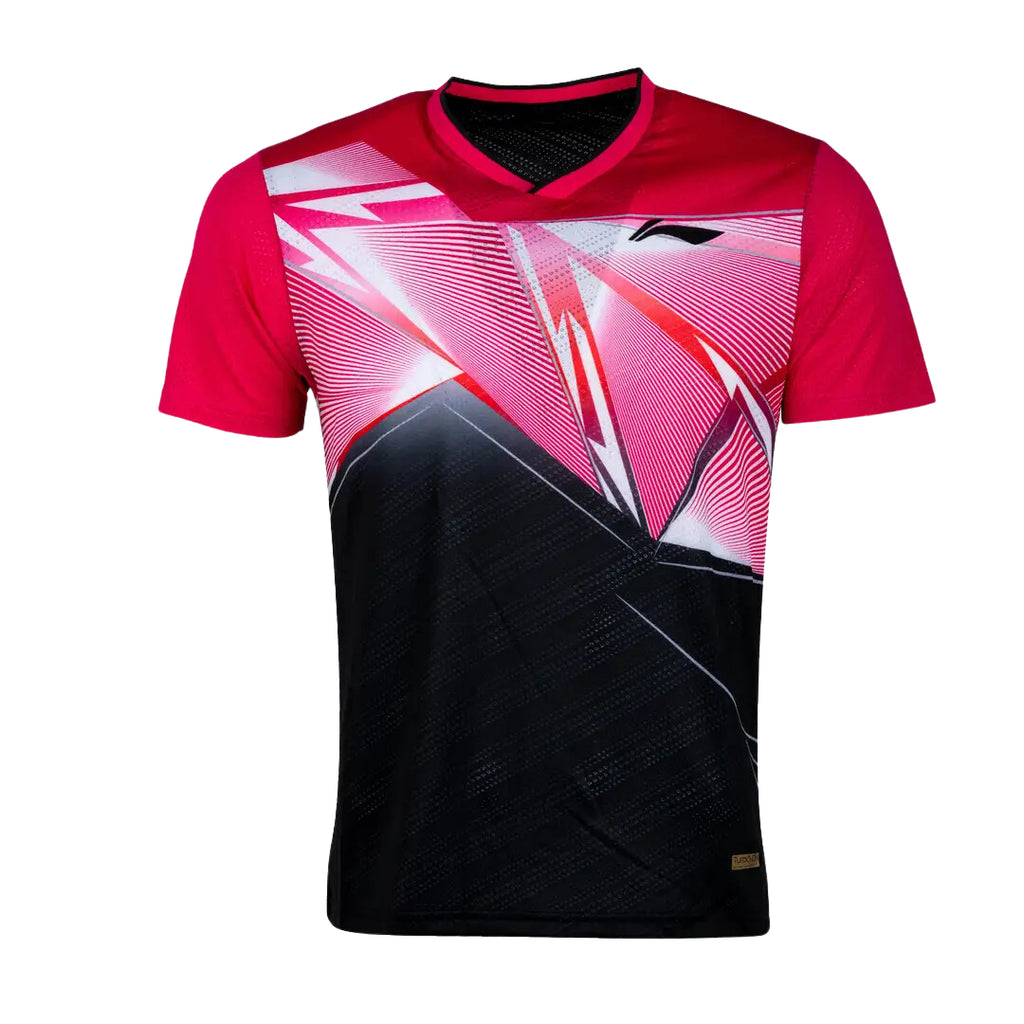 Li-Ning Triangulations T-Shirt-The Racquet Shop-Shop Online in UAE, Saudi Arabia, Kuwait, Oman, Bahrain and Qatar