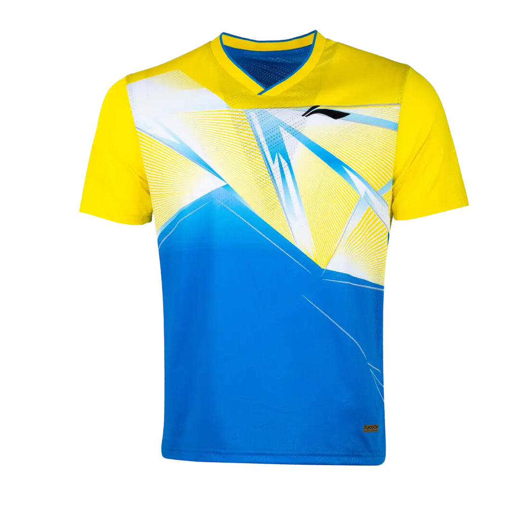 Li-Ning Triangulations T-Shirt-The Racquet Shop-Shop Online in UAE, Saudi Arabia, Kuwait, Oman, Bahrain and Qatar