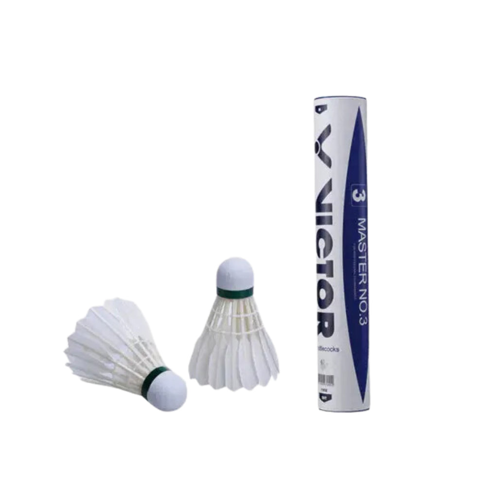 Victor Master 3 Feather Shuttlecock-The Racquet Shop-Shop Online in UAE, Saudi Arabia, Kuwait, Oman, Bahrain and Qatar