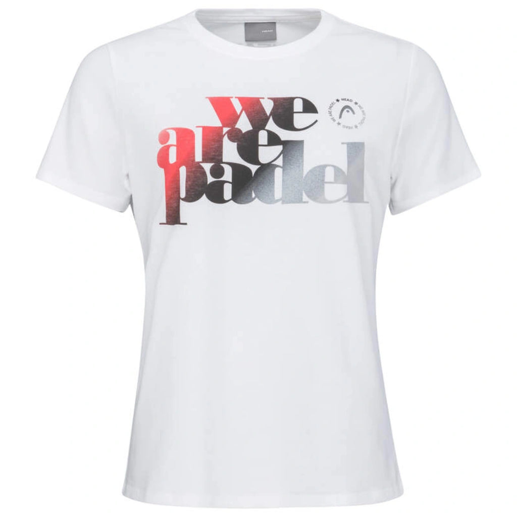 Head We Are Padel II T-Shirt Women-The Racquet Shop-Shop Online in UAE, Saudi Arabia, Kuwait, Oman, Bahrain and Qatar