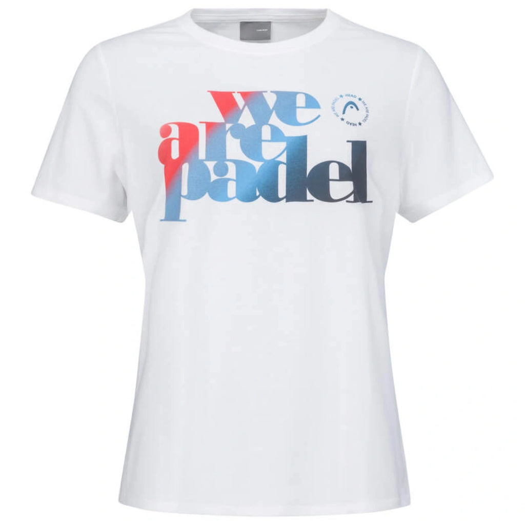 Head We Are Padel II T-Shirt Women-The Racquet Shop-Shop Online in UAE, Saudi Arabia, Kuwait, Oman, Bahrain and Qatar