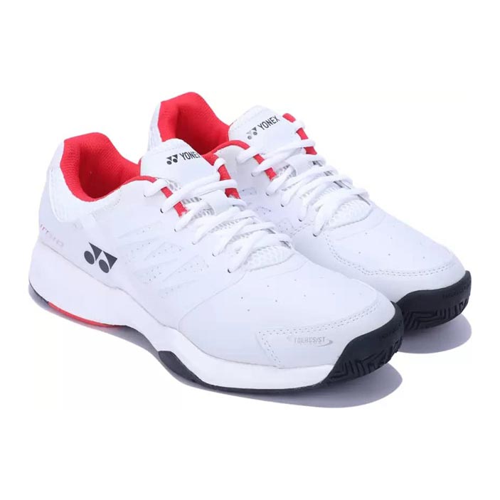 Yonex Power Cushion Lumio 3 Tennis Shoes - White/Red-The Racquet Shop-Shop Online in UAE, Saudi Arabia, Kuwait, Oman, Bahrain and Qatar