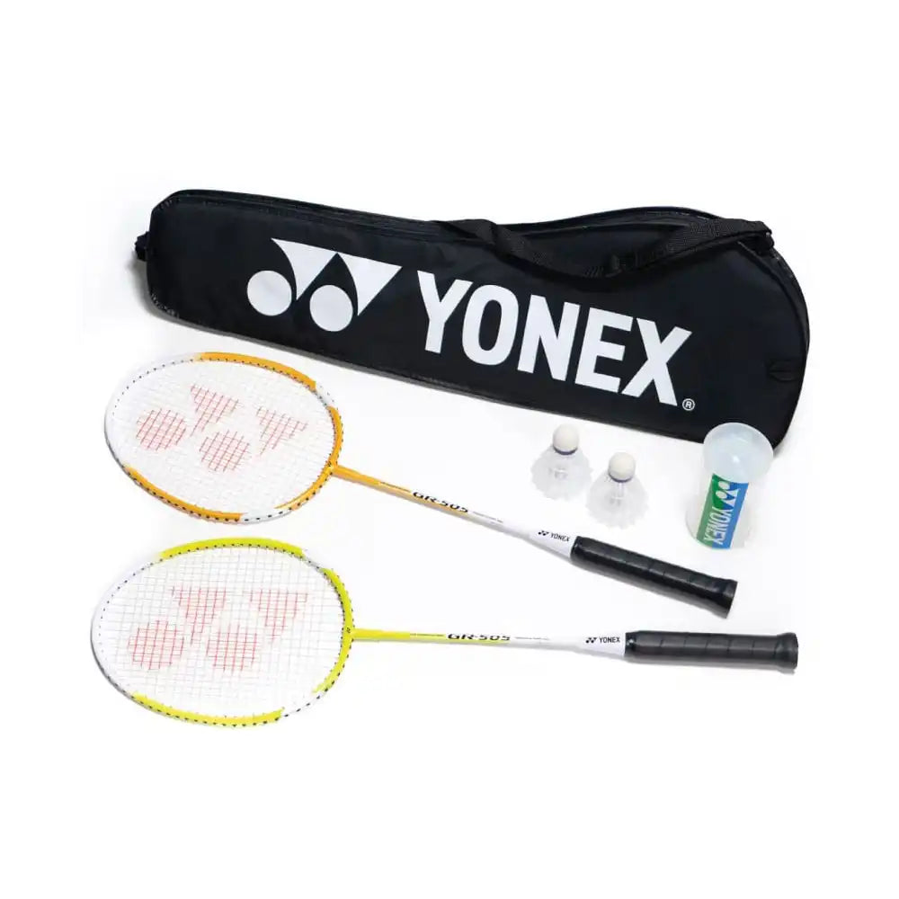 Yonex GR-505 Badminton Racquet - Set of 2-The Racquet Shop-Shop Online in UAE, Saudi Arabia, Kuwait, Oman, Bahrain and Qatar