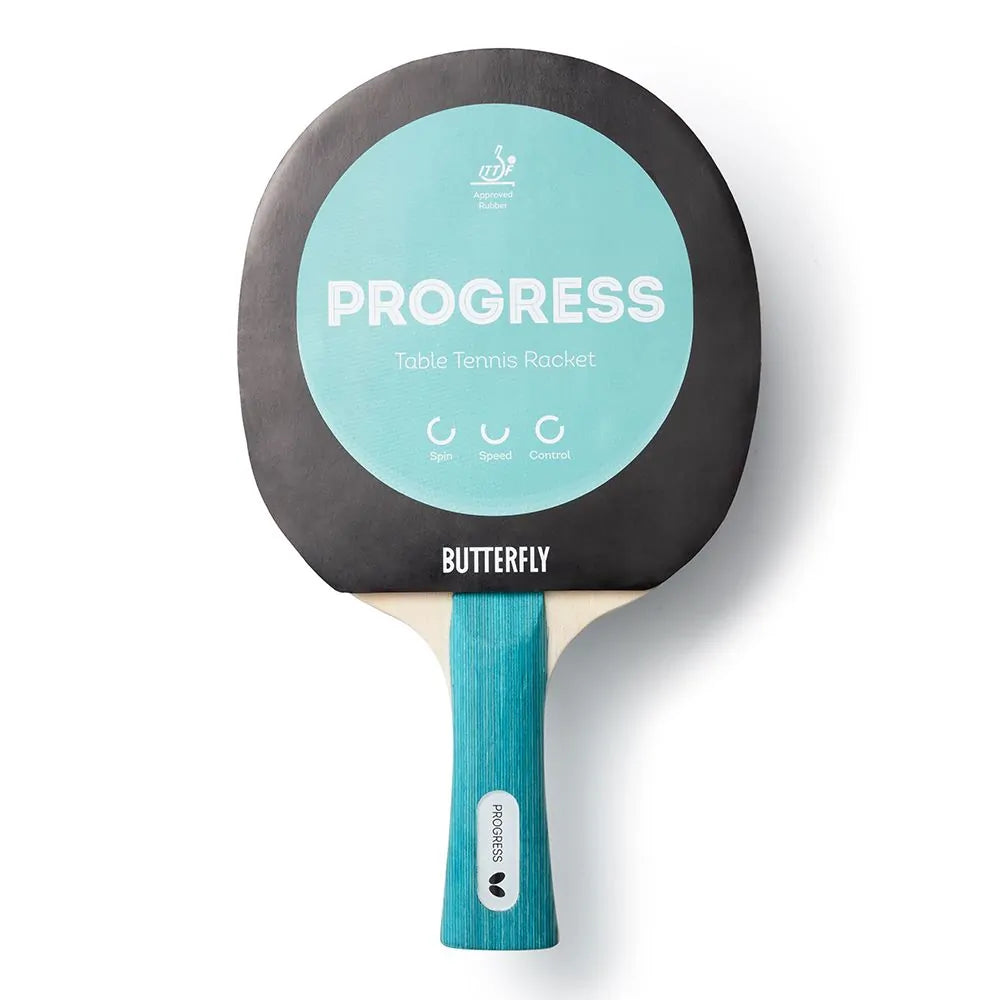 Butterfly Progress Table Tennis Racquet-The Racquet Shop-Shop Online in UAE, Saudi Arabia, Kuwait, Oman, Bahrain and Qatar