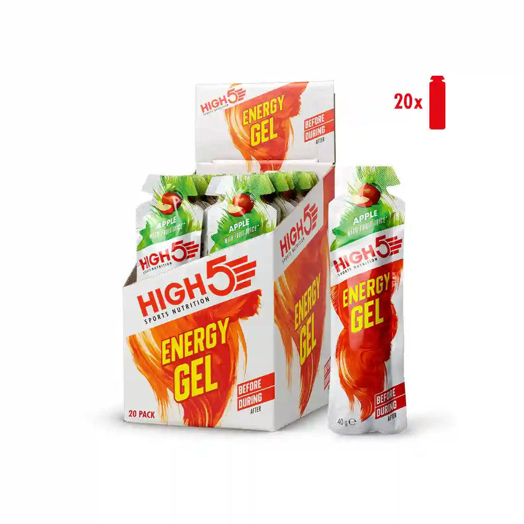 High5 Energy Gel - Pack of 20-The Racquet Shop-Shop Online in UAE, Saudi Arabia, Kuwait, Oman, Bahrain and Qatar