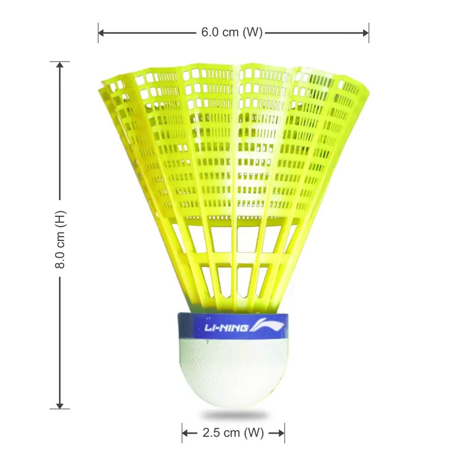 Li-Ning Attack Nylon Badminton Shuttlecock-The Racquet Shop-Shop Online in UAE, Saudi Arabia, Kuwait, Oman, Bahrain and Qatar