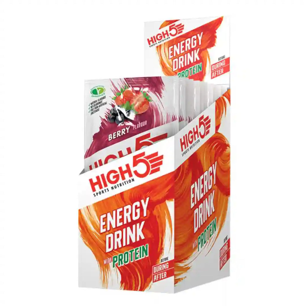 High5 Energy Drink with Protein Berry - Pack of 12-The Racquet Shop-Shop Online in UAE, Saudi Arabia, Kuwait, Oman, Bahrain and Qatar