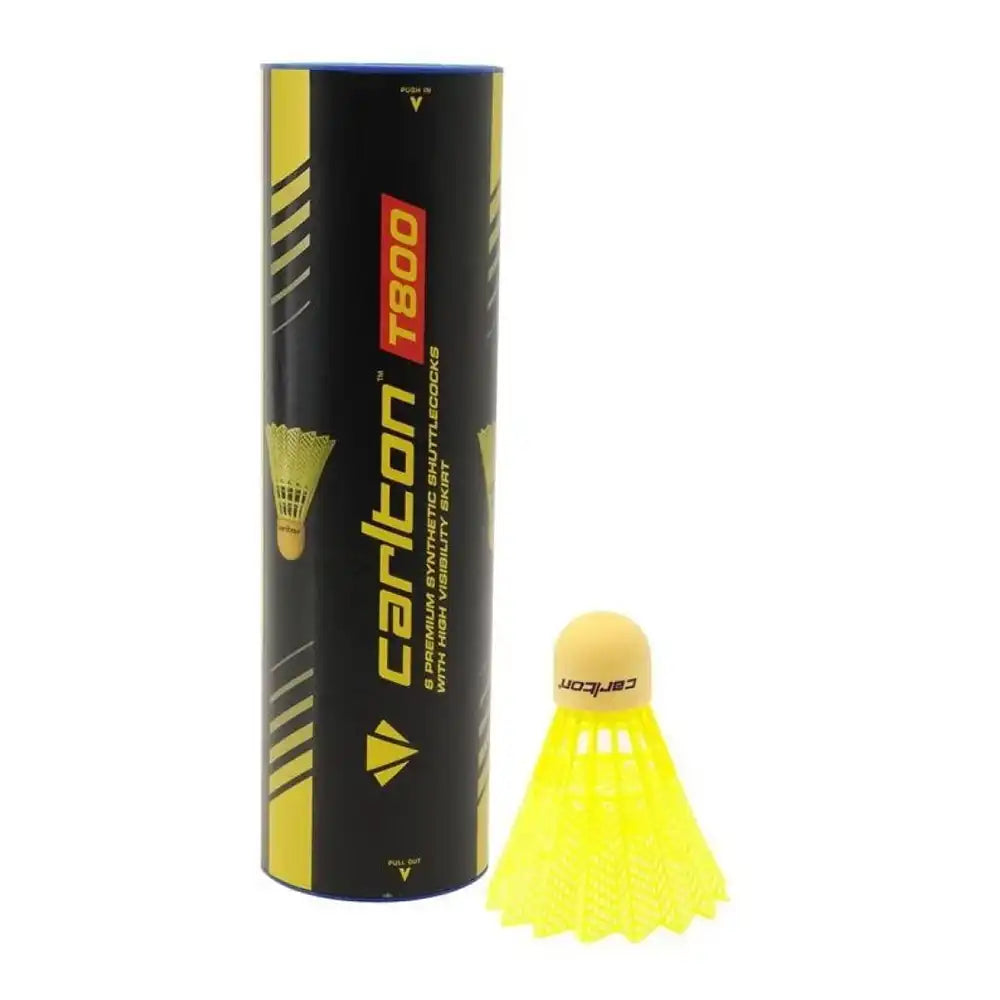 Carlton T800 Badminton Shuttlecock - 6 Pack-The Racquet Shop-Shop Online in UAE, Saudi Arabia, Kuwait, Oman, Bahrain and Qatar