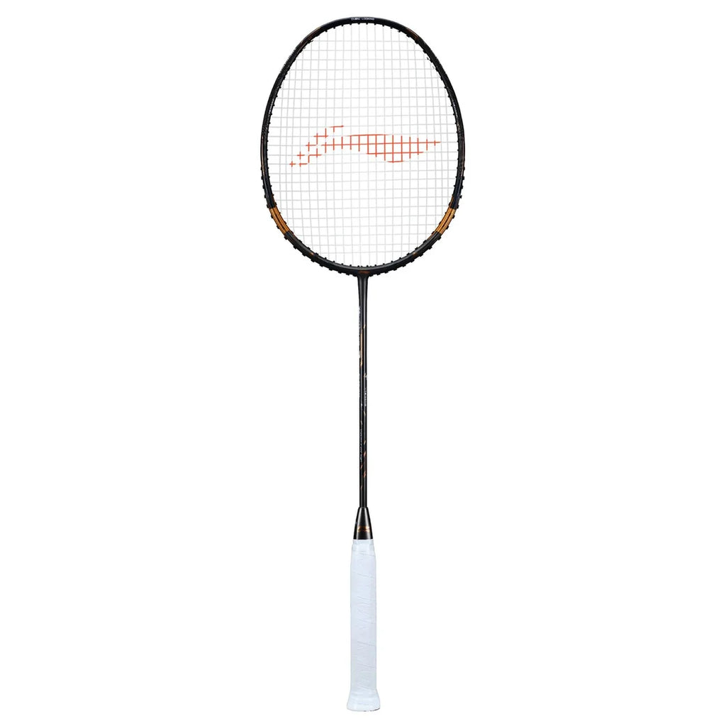 Li-Ning Tectonic 7C Badminton Racquet (Charcoal/Gold)-The Racquet Shop-Shop Online in UAE, Saudi Arabia, Kuwait, Oman, Bahrain and Qatar