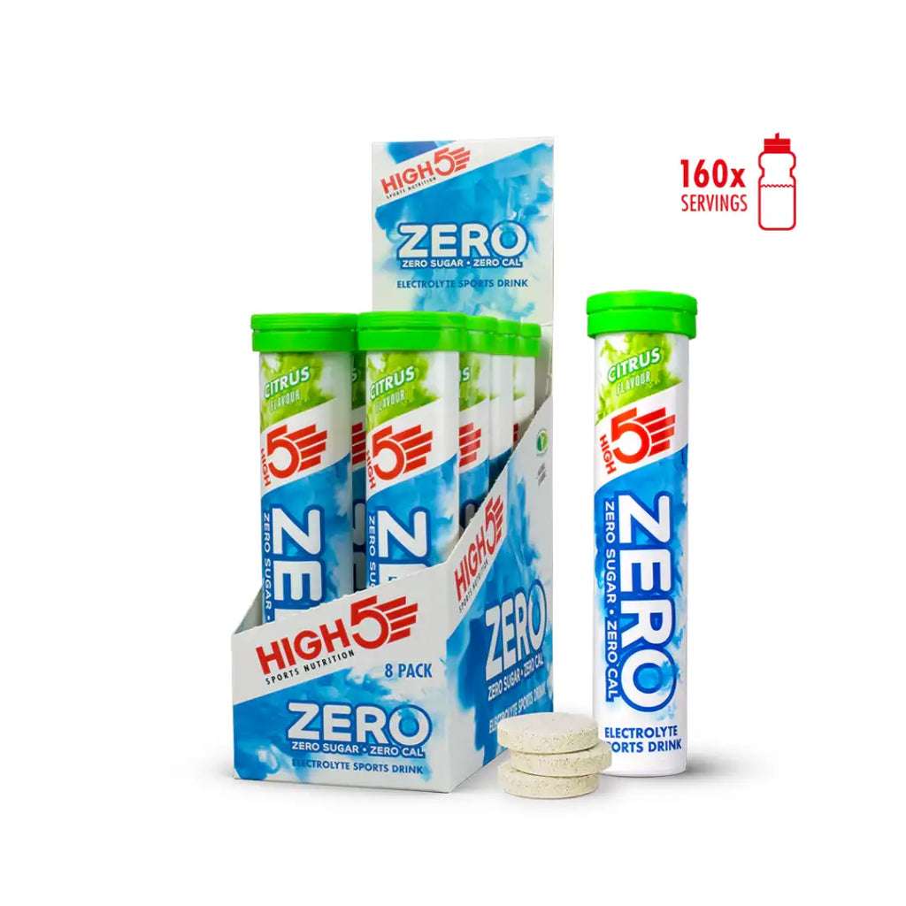 High5 ZERO Electrolyte Drink - Pack of 8-The Racquet Shop-Shop Online in UAE, Saudi Arabia, Kuwait, Oman, Bahrain and Qatar