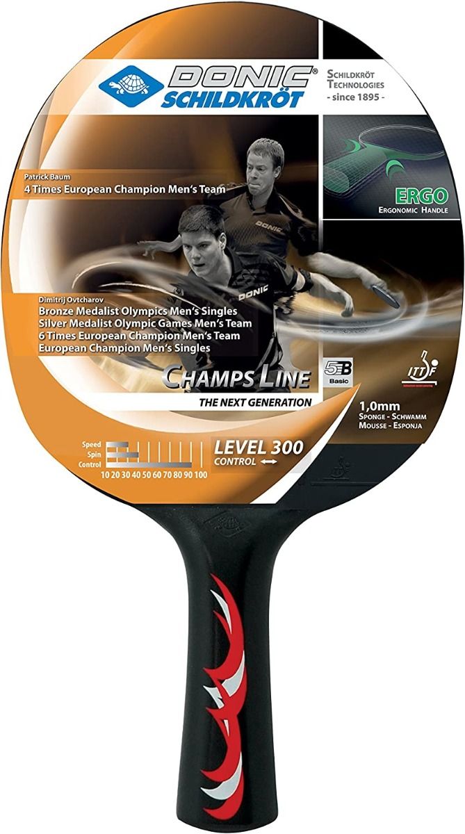 Donic Hobby Young Champs 300 Table Tennis Racquet-The Racquet Shop-Shop Online in UAE, Saudi Arabia, Kuwait, Oman, Bahrain and Qatar