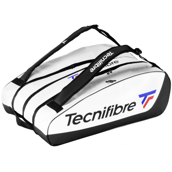 Tecnifibre Tour Endurance 2023 Racket Bag, 15 Racquet, White/Black-The Racquet Shop-Shop Online in UAE, Saudi Arabia, Kuwait, Oman, Bahrain and Qatar