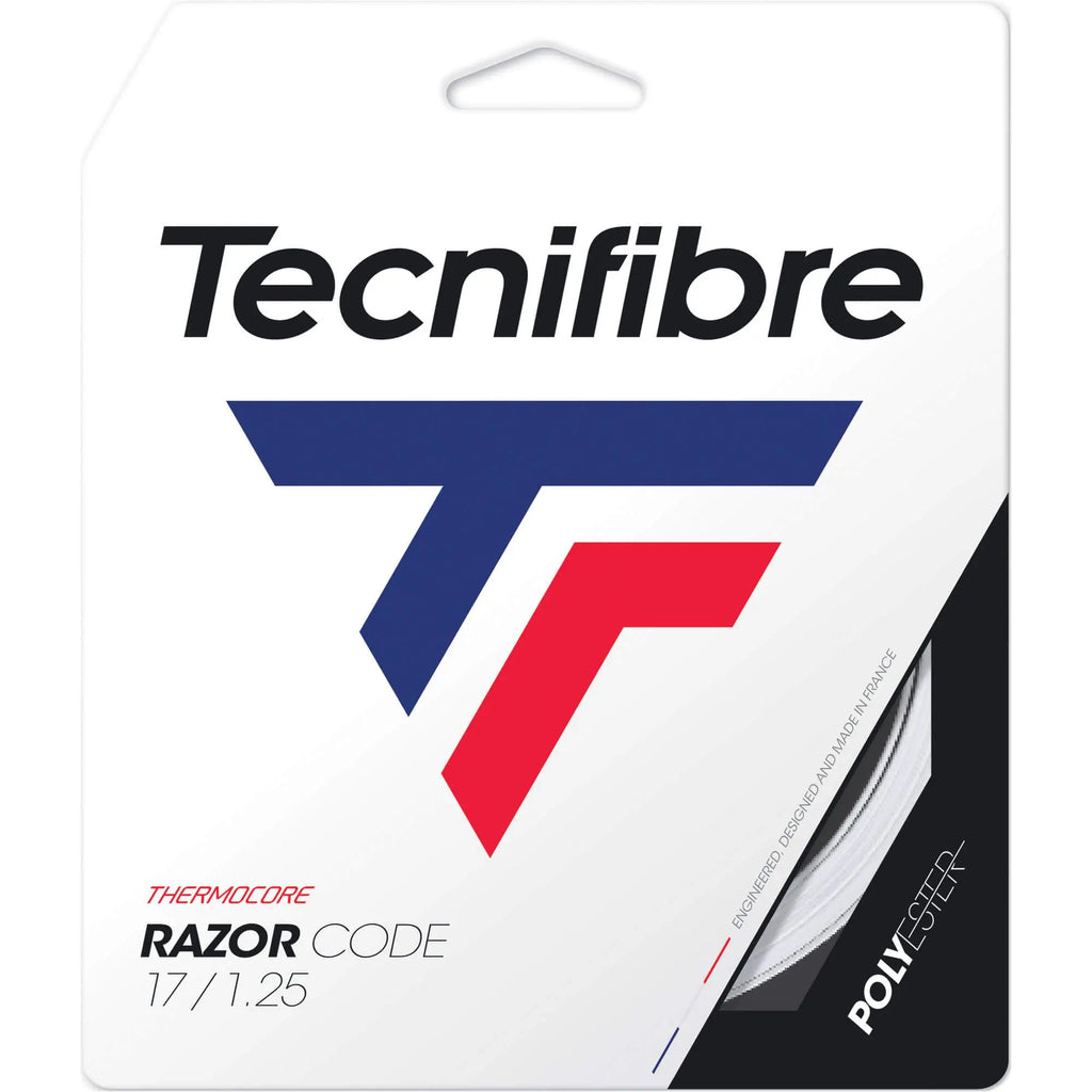 Tecnifibre Set Razor Code, 1.25, Tennis Strings Tecnifibre